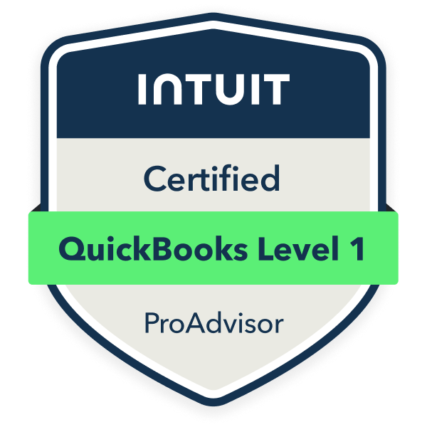 QuickBooks Level 1 Badge